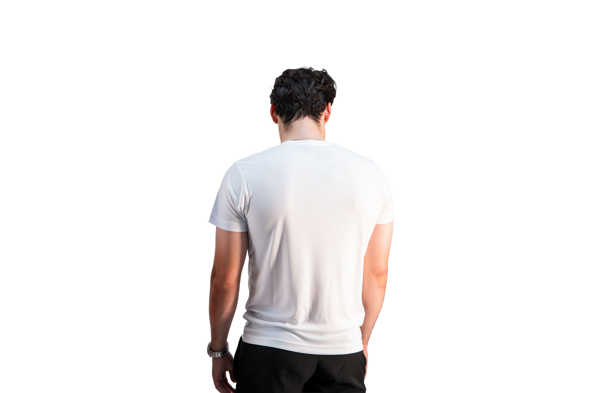OneTennis Men's Active Performance T-Shirt – White