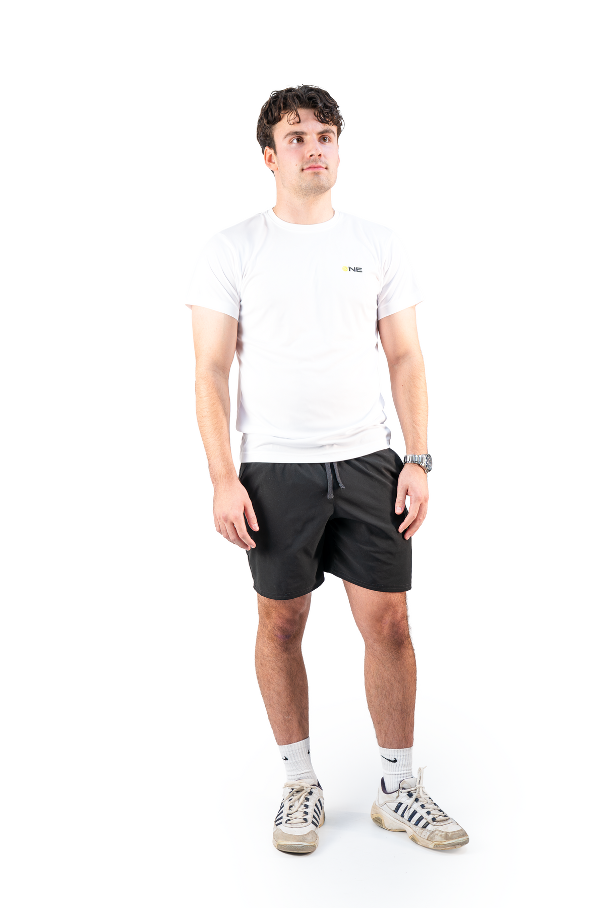 OneTennis Men's Active Performance T-Shirt – White