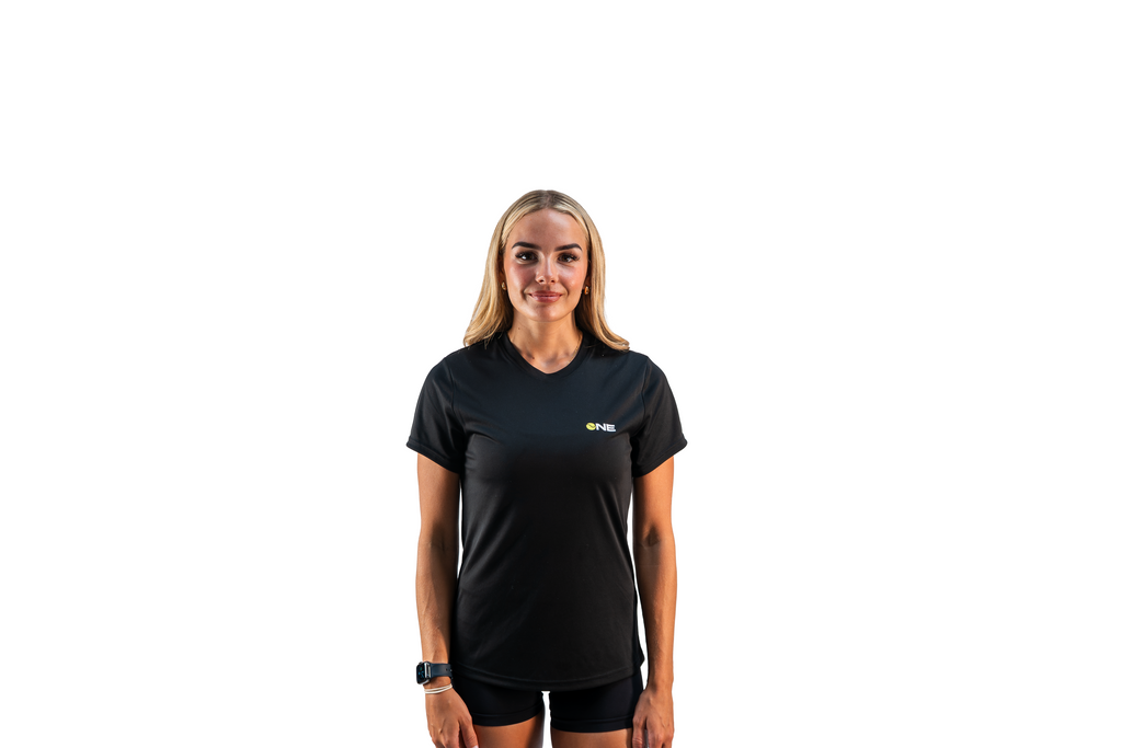 OneTennis Women's Active Performance T-Shirt – Black
