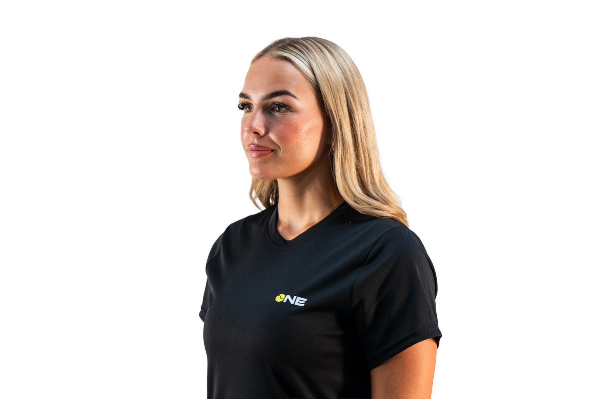 OneTennis Women's Active Performance T-Shirt – Black