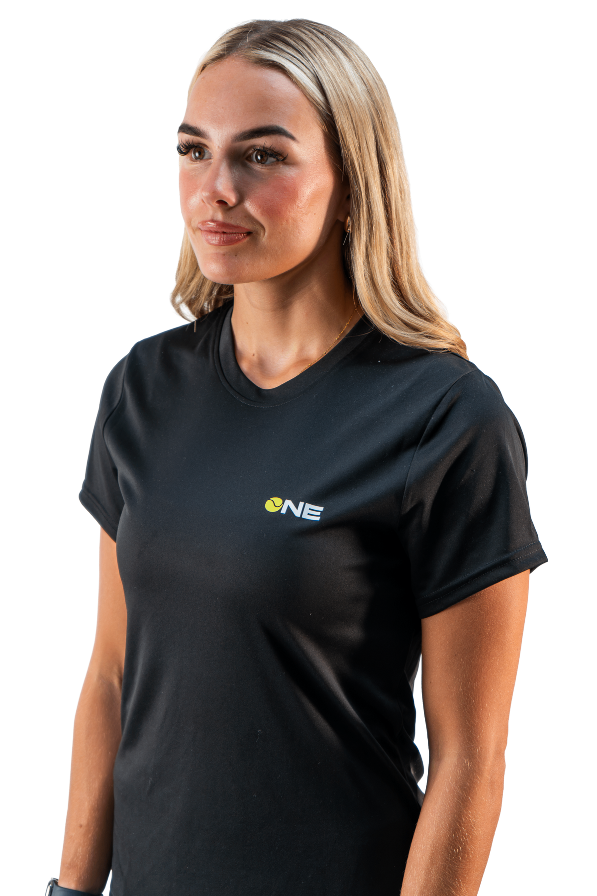 OneTennis Women's Active Performance T-Shirt – Black